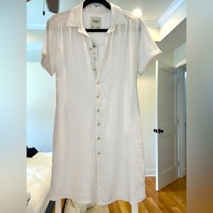 Abercrombie and Fitch linen button up dress